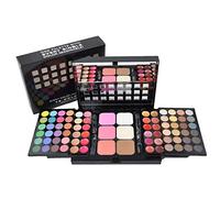 FantasyDay 78 Couleurs Palette de Maquillage Kit Coffret Maquillage Femme avec 48 Couleurs Shimmer Matte Ultra Pigmenté Ombre paupières Cosmétique Set, 18 Rouge à Lèvres, 6 Correcteurs, 6 Fard à Joues