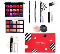 FantasyDay Calendrier de l'Avent 2025 Beauté pour Femmes et Filles, Kit de Maquillage Complet Coffret Xmas Makeup Set avec Ombres Paupière, Rouge à Lèvre, Pinceaux, Correcteur, Mascara, Fard à Joues