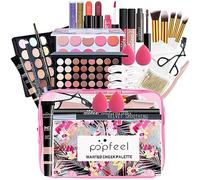 FantasyDay Calendrier de l'Avent 2025 Beauté pour Femmes et Filles, Kit de Maquillage Complet Coffret Xmas Makeup Set avec Ombres Paupière, Rouge à Lèvre, Pinceaux, Correcteur, Mascara, Fard à Joues