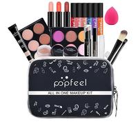 FantasyDay Calendrier de l'Avent 2025 Beauté pour Femmes et Filles, Kit de Maquillage Complet Coffret Xmas Makeup Set avec Ombres Paupière, Rouge à Lèvre, Pinceaux, Correcteur, Mascara, Fard à Joues