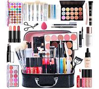 FantasyDay Calendrier de l'Avent 2025 Beauté pour Femmes et Filles, Kit de Maquillage Complet Coffret Xmas Makeup Set avec Ombres Paupière, Rouge à Lèvre, Pinceaux, Correcteur, Mascara, Fard à Joues