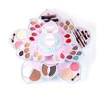 FantasyDay Calendrier de l'Avent 2025 Beauté pour Femmes et Filles, Kit de Maquillage Complet Coffret Xmas Makeup Set avec Ombres Paupière, Rouge à Lèvre, Pinceaux, Correcteur, Mascara, Fard à Joues