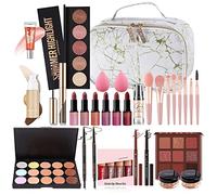 FantasyDay Kit de Maquillage Complet Coffret Ensemble-cadeau de Maquillage Xmas Makeup Gift Set avec Ombres Paupière, Rouge à Lèvre, Pinceaux, Bâton contour, Correcteur, Mascara, Fard à Joues, Poudre