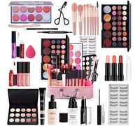 FantasyDay Kit de Maquillage Complet Coffret Ensemble-cadeau Makeup Gift Surprise Set avec Ombres Paupières, Rouge à Lèvre, Pinceaux, Bâton contour, Correcteur, Mascara, Trousse Toilette, 1.0 unité