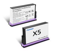 Fantasyo Insta 360 X5 Batterie 2 Pack 2800mAh Batterie de Mise à de Haute capacité 360 X5 Accessoires Protection Peut Stocker la Carte Misro SD Compatible avec la 360 X5 Caméra