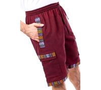 FANTAZIA Bermuda Cargo Mixte Chitwan - Taille Unique Rouge