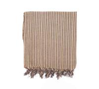 Fantazia - Chèche - Foulard coton Népal - Foulard cheche baba cool rayures chanvre Taille unique