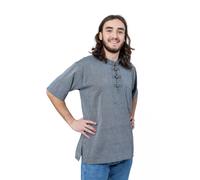 Fantazia - Chemise grande taille homme - Chemisette ethnique basique zen Cinaho