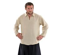 Fantazia - Chemise homme - Chemise col relax chanvre XXXL - (48-50)