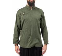 Fantazia - Chemise homme - Chemise tibétaine ouverture latérale Khakiran L - (40-42)