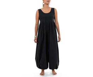 Fantazia - Combinaison salopette femme - Combi pantalon sarouel noire classic chic Sastriya M - (36-38)