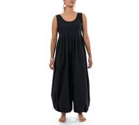 Fantazia - Combinaison salopette femme - Combi pantalon sarouel noire classic chic Sastriya XL - (42-44)
