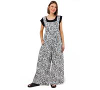 Fantazia - Combinaison salopette femme - Salopette fluide large femme imprimé Kashmiria L - (40-42)