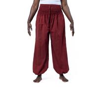 Fantazia - Grande taille femme - Pantalon large bouffant unisexe bordeaux Misrita Taille unique
