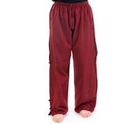 Fantazia - Pantalon large homme - Pantalon japonais large relax mixte bordeaux