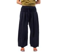 FANTAZIA Pantalon saroual Large Elastique July - Taille Unique Noir