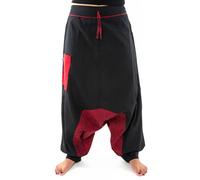 Fantazia - Sarouel femme - Sarouel aladin ethnic psychedelic noir rouge hiver S - (34-36)