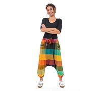 FANTAZIA Sarwel Pantacourt Madras Cool Kohkin - Taille S au XXXL Orange