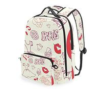 Fantazio Ensemble de Sacs à Dos et Sac à bandoulière Love Paris France