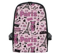 FANTAZIO Fashion Paris Sac à Dos Fin avec Fermeture Éclair pour Enfants
