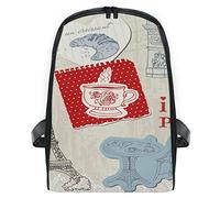 FANTAZIO I Love Paris Sac à Dos Fin zippé pour Enfants