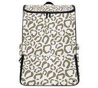 FANTAZIO Sac à Dos de Voyage pour Ordinateur Portable Imprimé léopard Durable pour l'école, Le Camping en Plein air, s'adapte à Un carnet de Notes