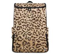 FANTAZIO Sac à Dos de Voyage pour Ordinateur Portable Imprimé léopard Durable pour l'école, Le Camping en Plein air, s'adapte à Un carnet de Notes