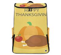 Fantazio Sac à Dos de Voyage pour Ordinateur Portable Thanksgiving Jambon Durable pour l'école ou Le Camping Compatible avec Ordinateur Portable