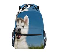 Fantazio Sac à Dos d'écolier Motif Chiot Husky Sibérie