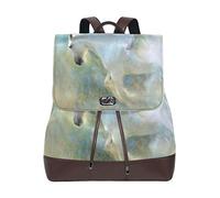 FANTAZIO Sac à dos en cuir Motif licorne angélique Blanc Cheval