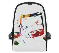 FANTAZIO Sac à Dos Fin avec Fermeture éclair Motif Note de Musique pour Enfants