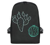 FANTAZIO Sac à Dos Fin avec Fermeture Éclair pour Enfants Motif Cactus
