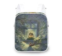 FANTAZIO Sac à Dos garçon regardant Hors de la fenêtre à l'écureuil Sac d'école