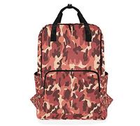 Fantazio Sac à Dos imprimé léopard Rouge