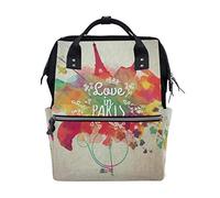 FANTAZIO Sac à Dos Momie Aquarelle Paris Sac d'école