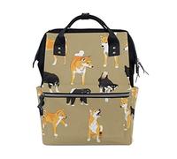 FANTAZIO Sac à dos Mummy Bag japonais Shikoku et Shiba Inu