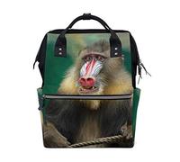 Fantazio Sac à Dos pour Maman Motif Singe Marron