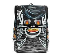 Fantazio Sac à Dos pour Ordinateur Portable Motif Ancre avec crâne et Lune