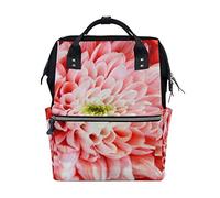 FANTAZIO Sac à dos sarcophage rose avec motif chrysanthème