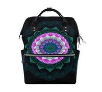 Fantazio Sacs à Dos psychédélique Mandala Sac d'école Toile Sac à Dos OneSize 2