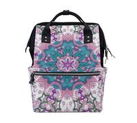 Fantazio Sacs à Dos psychédélique Mandala Sac d'école Toile Sac à Dos OneSize 3