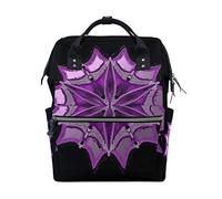 Fantazio Sacs à Dos Vert Mandala sur Toile de Sac d'école Sac à Dos OneSize 5