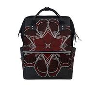 Fantazio Sacs à Dos Vert Mandala sur Toile de Sac d'école Sac à Dos OneSize 9