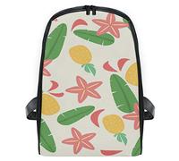 FANTAZIO Summer Vibe Slim Sac à Dos à Fermeture Éclair Sac de Voyage pour Enfants
