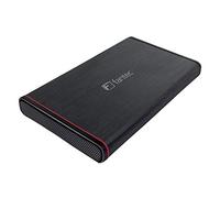 FANTEC 225U3-6G Boîtier pour disque dur externe (pour le montage d’un disque dur SATA ou SSD de 2,5" (6,35 cm), prise en charge les disques durs SATA III 6G, port USB 3.0, boîtier en aluminium), noir