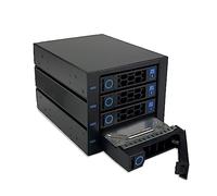 FANTEC 2553 WR-C3141-12G/6G SAS/SATA 12G backplane housing for 4× 3.5"/2.5" HDD/SSD on a Tray in a 3X 5.25 Module