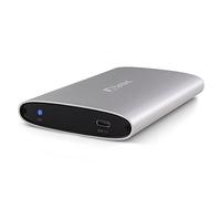 Fantec ALU-25U31 boîtier externe pour disque dur externe HDD / SSD de 2.5" (épaisseur max : 9.5 mm),SATA I / II / III, port USB 3.1, UASP compatible, Haute Vitesse+ à 10Go/s, refroidissement passif, argent