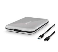 Fantec (pour le montage d'un 6,35 cm (2,5 ") SATA I/II/III Disque dur ou SSD, schraubenloser et disque dur Montage sans outil, USB 3.0 Super Speed avec boîtier en aluminium) Noir