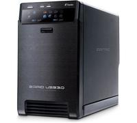 Fantec Boîtier externe 2 baies QB-X2US3R – USB 3.0, RAID 0/1/JBOD/BIG, UASP, vent. 60 mm, noir