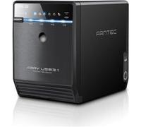 Fantec Boîtier QB-35U31 4 baies 3,5'' USB 3.1 10 Go/s UASP Ventilateur 80 mm Noir